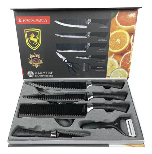 Set Cuchillos Profesional 6Pzs
