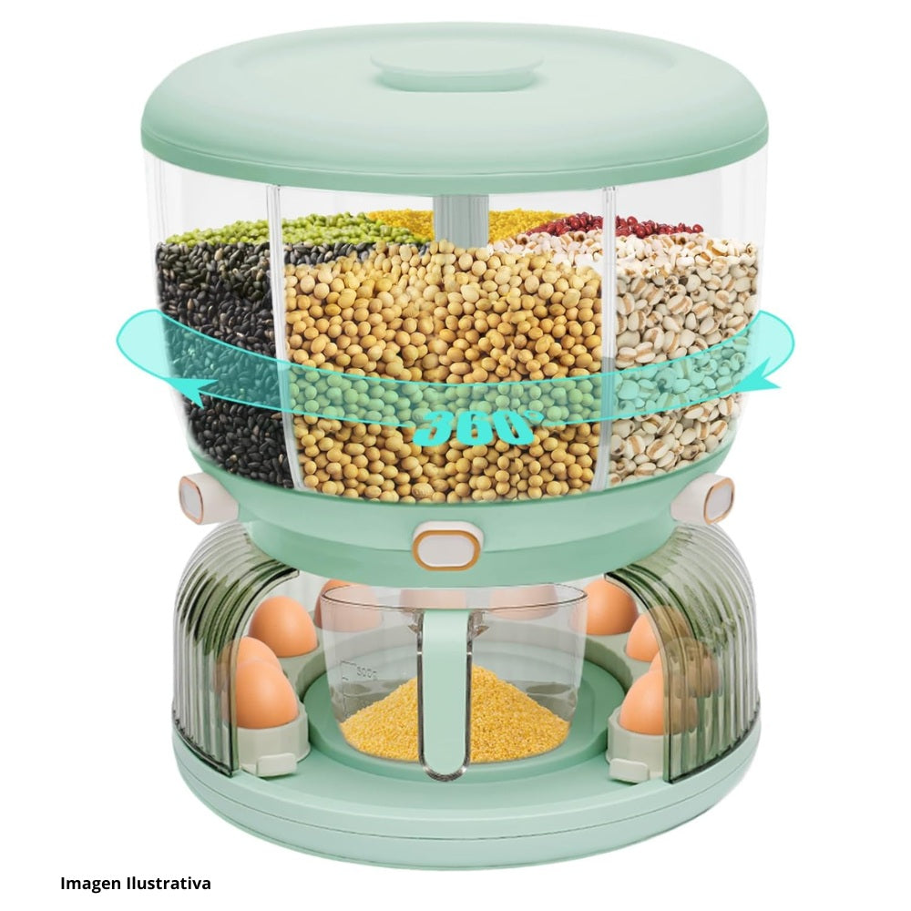 Organizador de huevos y granos